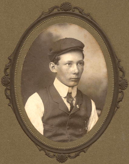 Charles Mec VanDyke circa 1903 when he first started going with Matta M Bunyard
