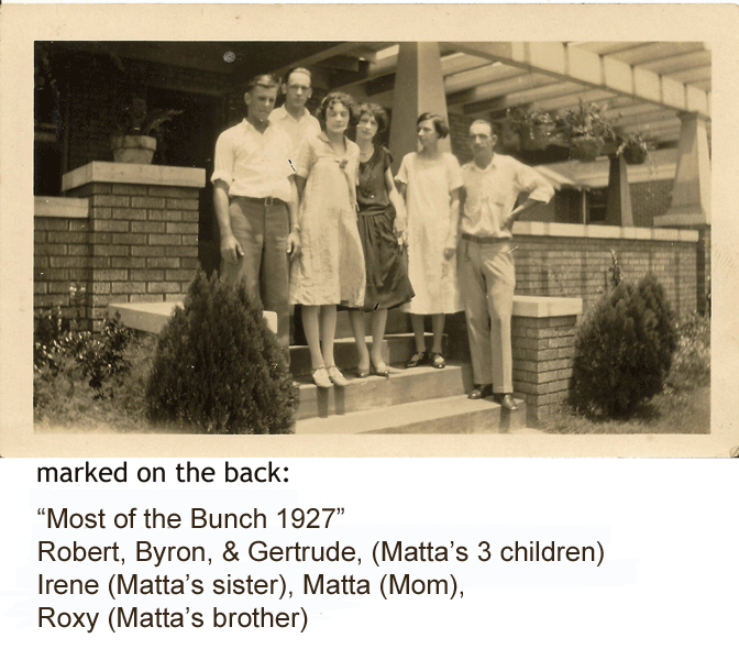 Matta Bunyard VanDyke Family